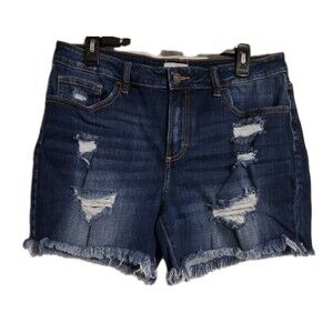 Women's Cello Distressed Cutoff Jean Shorts Size 12-14? L? READ